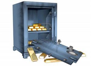 safe-that-has-been-broken-into-containing-gold-bullion