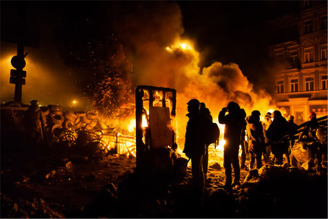 Kiev, Ukraine 2014 Mass Anti-Government Protests