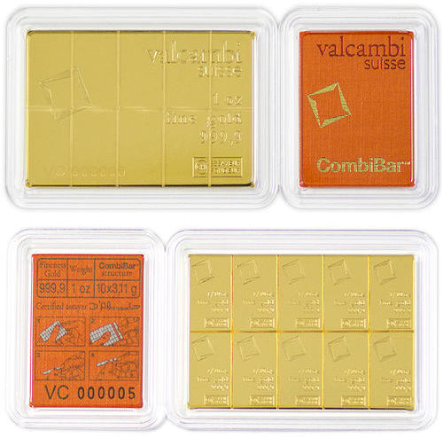 1 ounce gold combibar